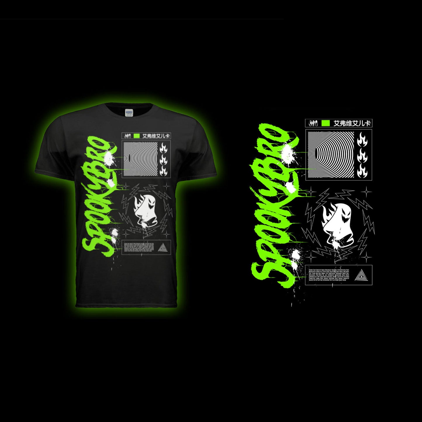 The Spookybro Neo-Splatter Tee
